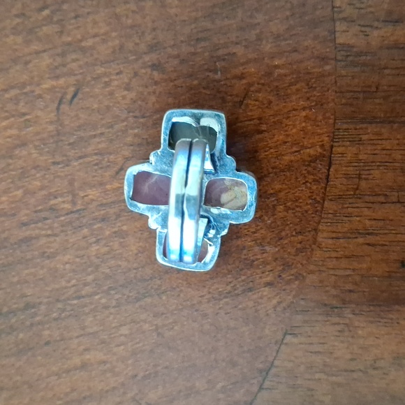 New Rhodochrosite 925 Silver Ring. - Picture 8 of 10